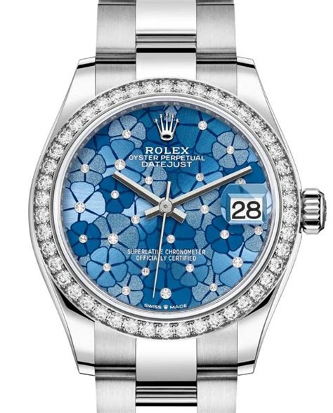 womens rolex datejust 31 blue face